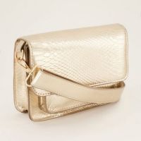 MY JEWELLERY | Croco schoudertas Goud 1